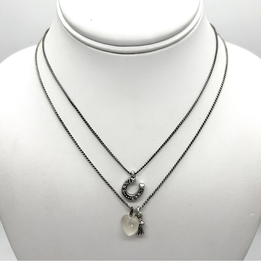 Brighton Double Strand Charm Necklace